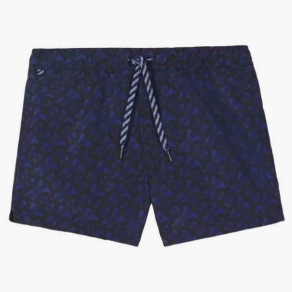 Burberry Blue Monogram Swimsuit